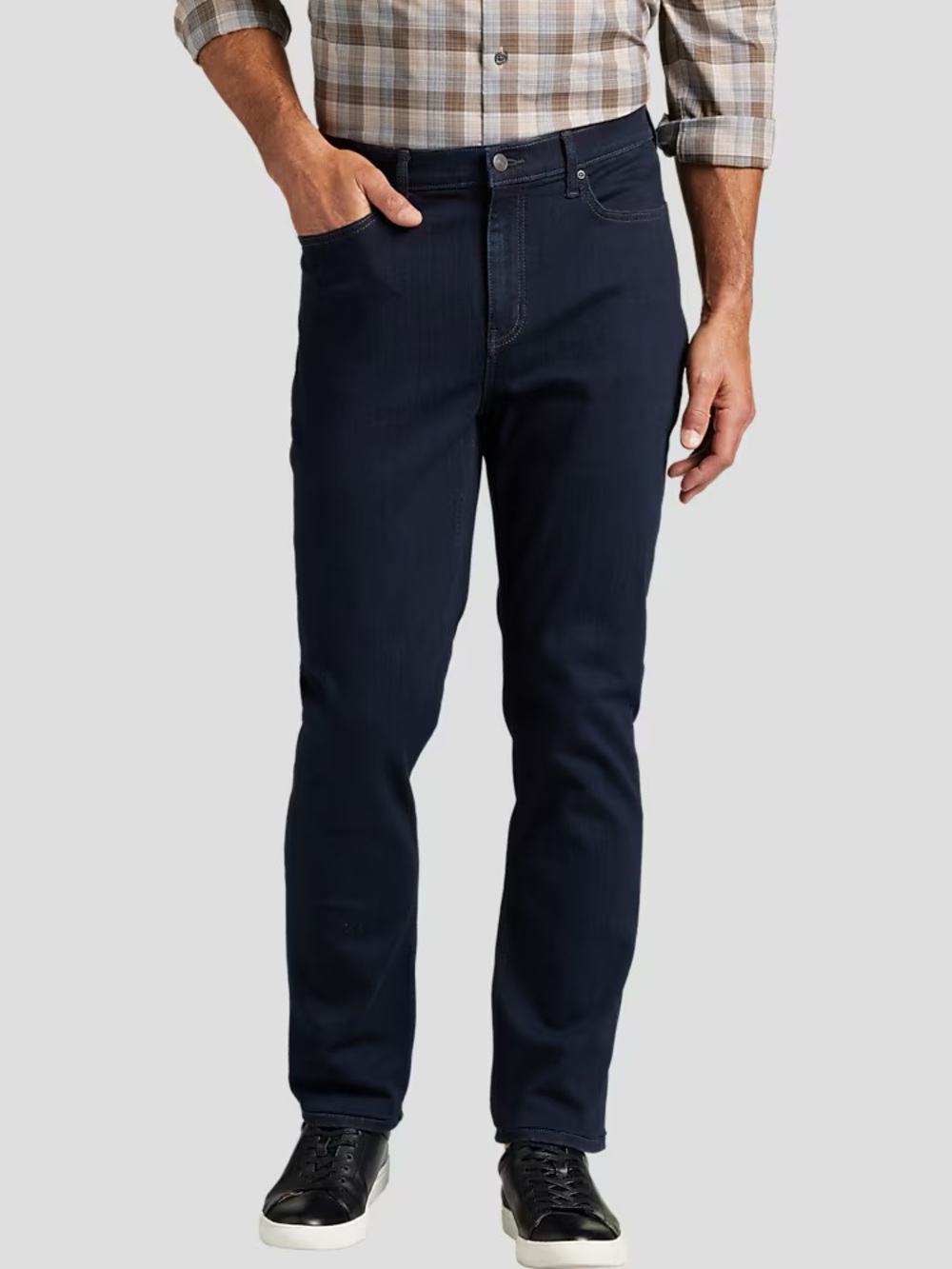 Joseph Abboud Slim Fit Comfort Stretch Denim Jeans Men 44x32 Rinse Dark Wash